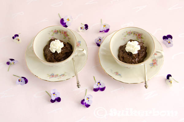 suikerarm chocoladedessert